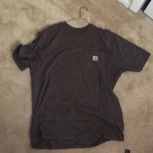 Brown Carharrt Pocket tee